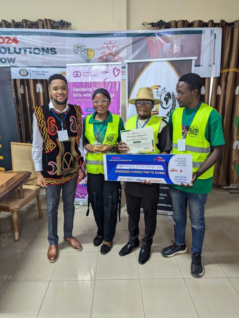 wHAT THE COUNTRY DIRECTOR HAS TO SAY ABOUT THE WINNER OF SDG INNOVATE CAMEROON 2024