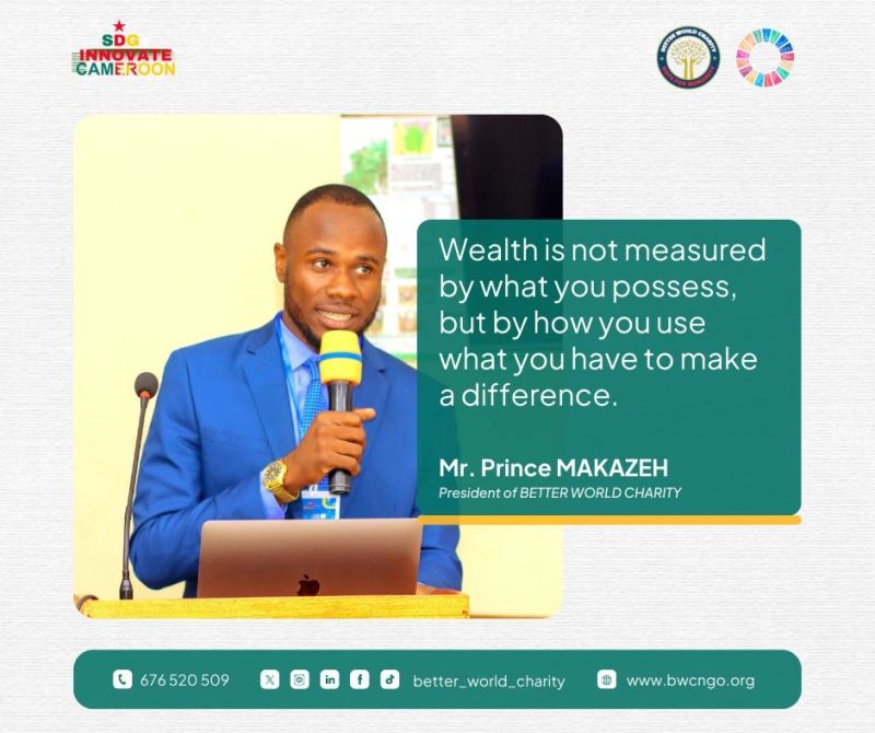 SDG INNOVATE CAMEROON WEALTH QUOTE IMAGE