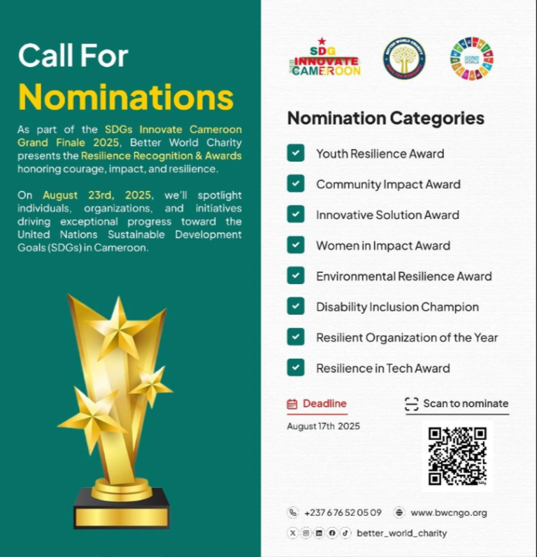 SDG Innovate Cameroon 2025: Honoring Resilience and Impact in the Pursuit of Sustainable Development
