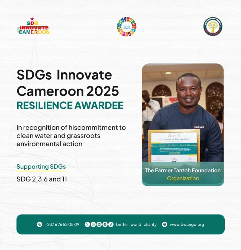 From Vision to Victory: Farmer Tantoh’s Enduring Impact at SDG Innovate Cameroon 2025